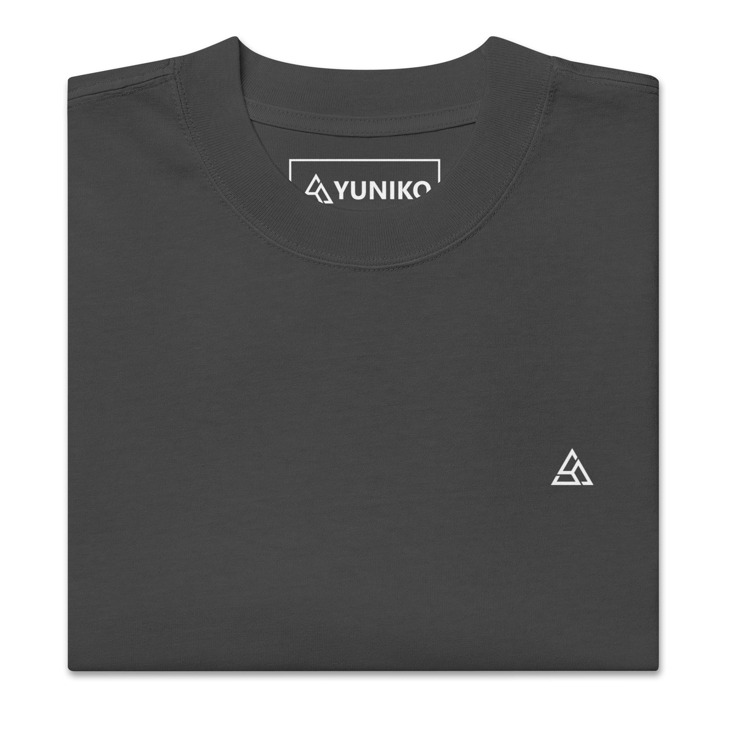 Yuniko Oversized T-Shirt | Logo Front Side - Black