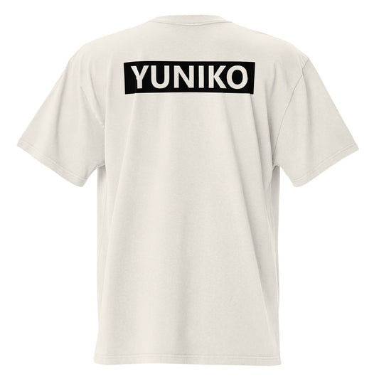 Yuniko Oversized T-Shirt | Yuniko Back - Bone