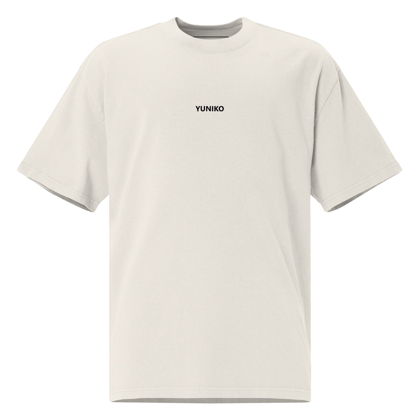 Yuniko Oversized T-Shirt | Yuniko Front - Bone